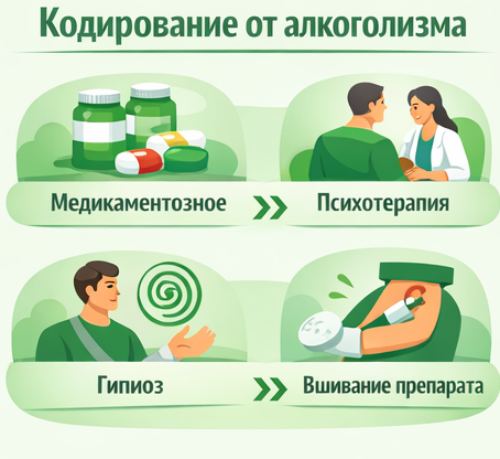 кодирование от алкоголизма в Дивноморском Санати