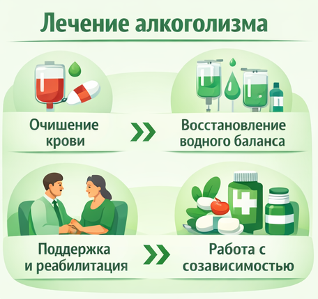 лечение алкоголизма в Дивноморском этапы